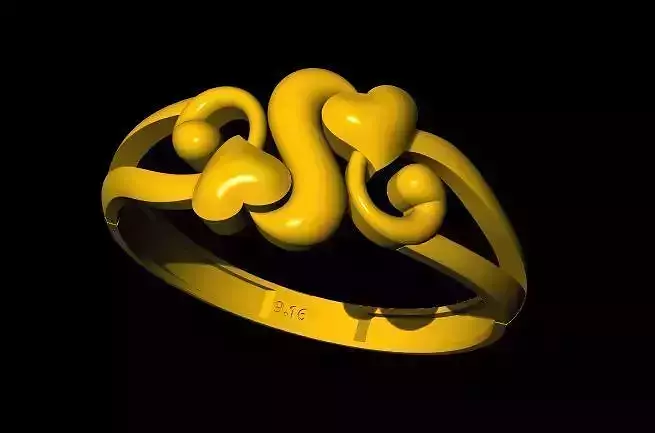 heart ring 3dm file