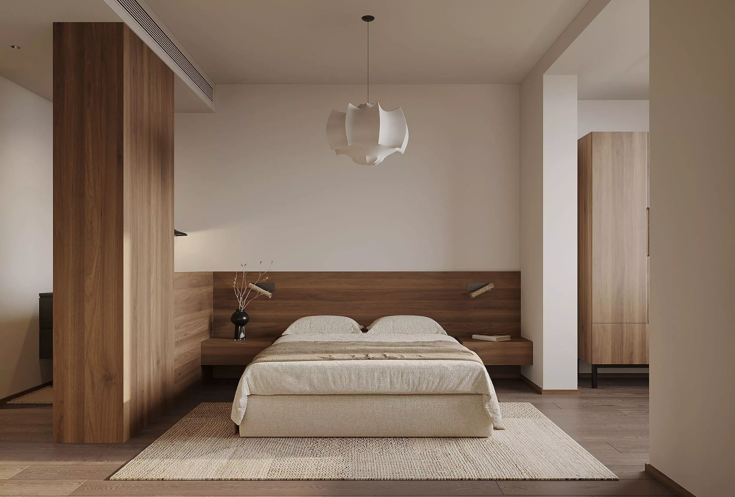 Eclectic interior scene 3D model_8