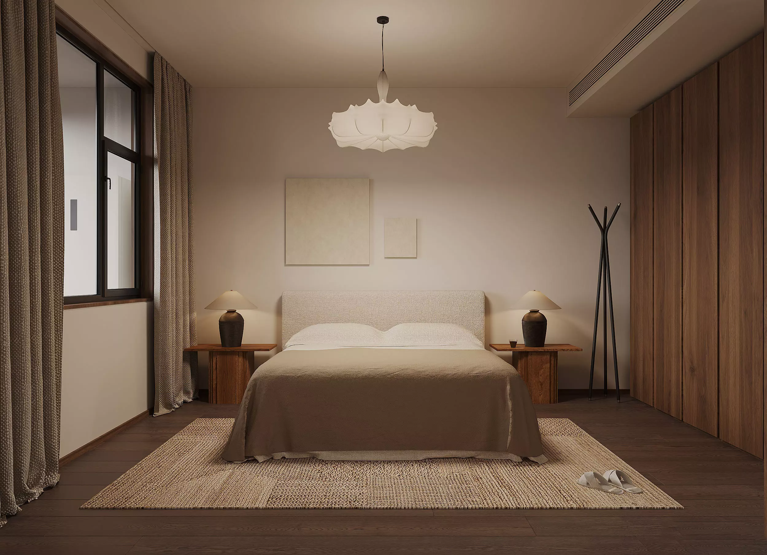 Eclectic interior scene 3D model_14