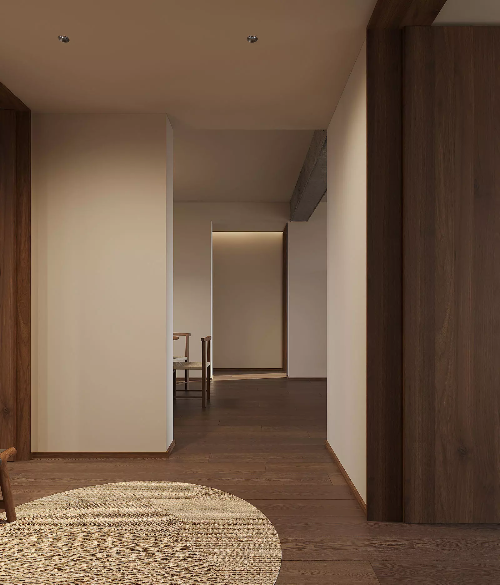 Eclectic interior scene 3D model_7