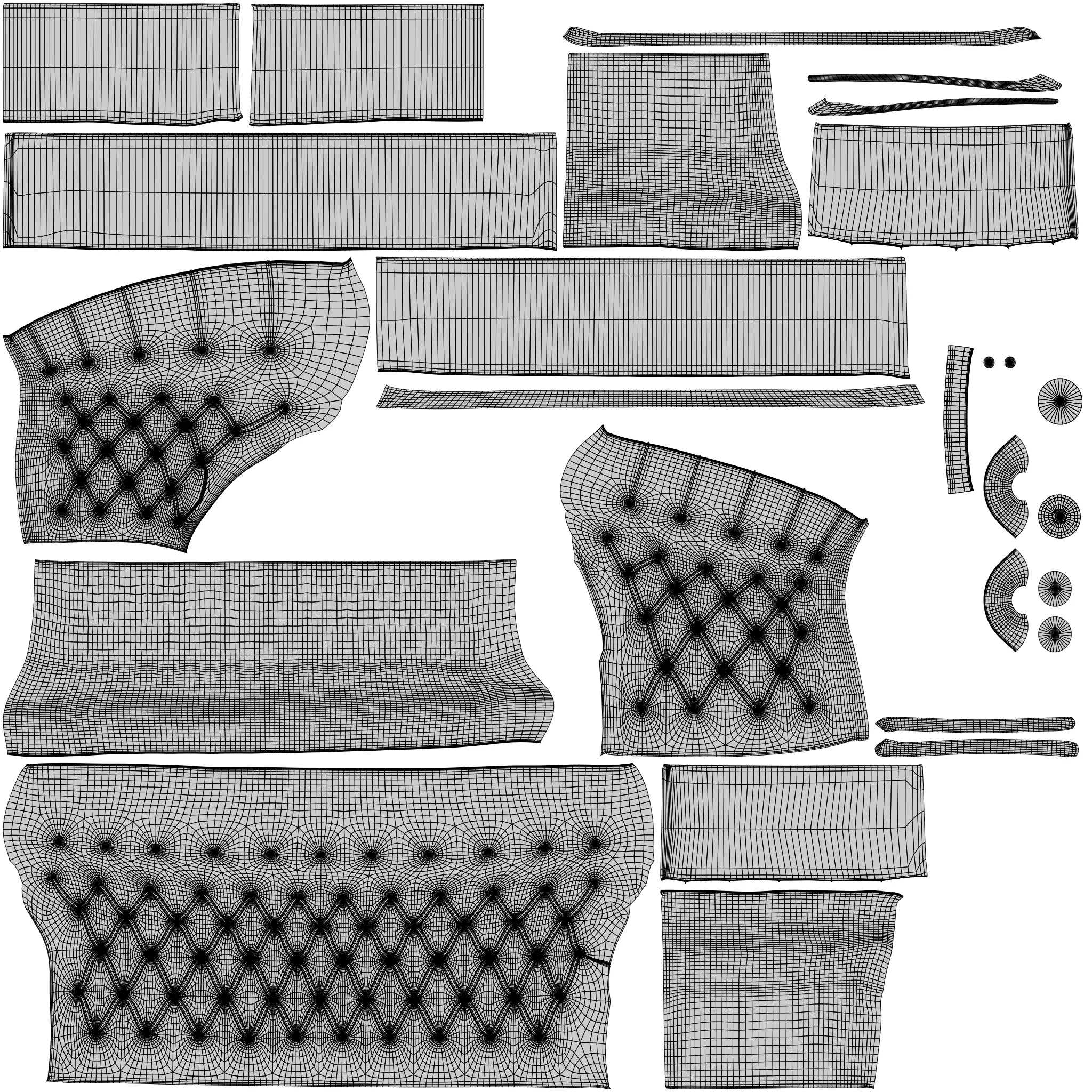 Chesterfield Sofa 3D model_6