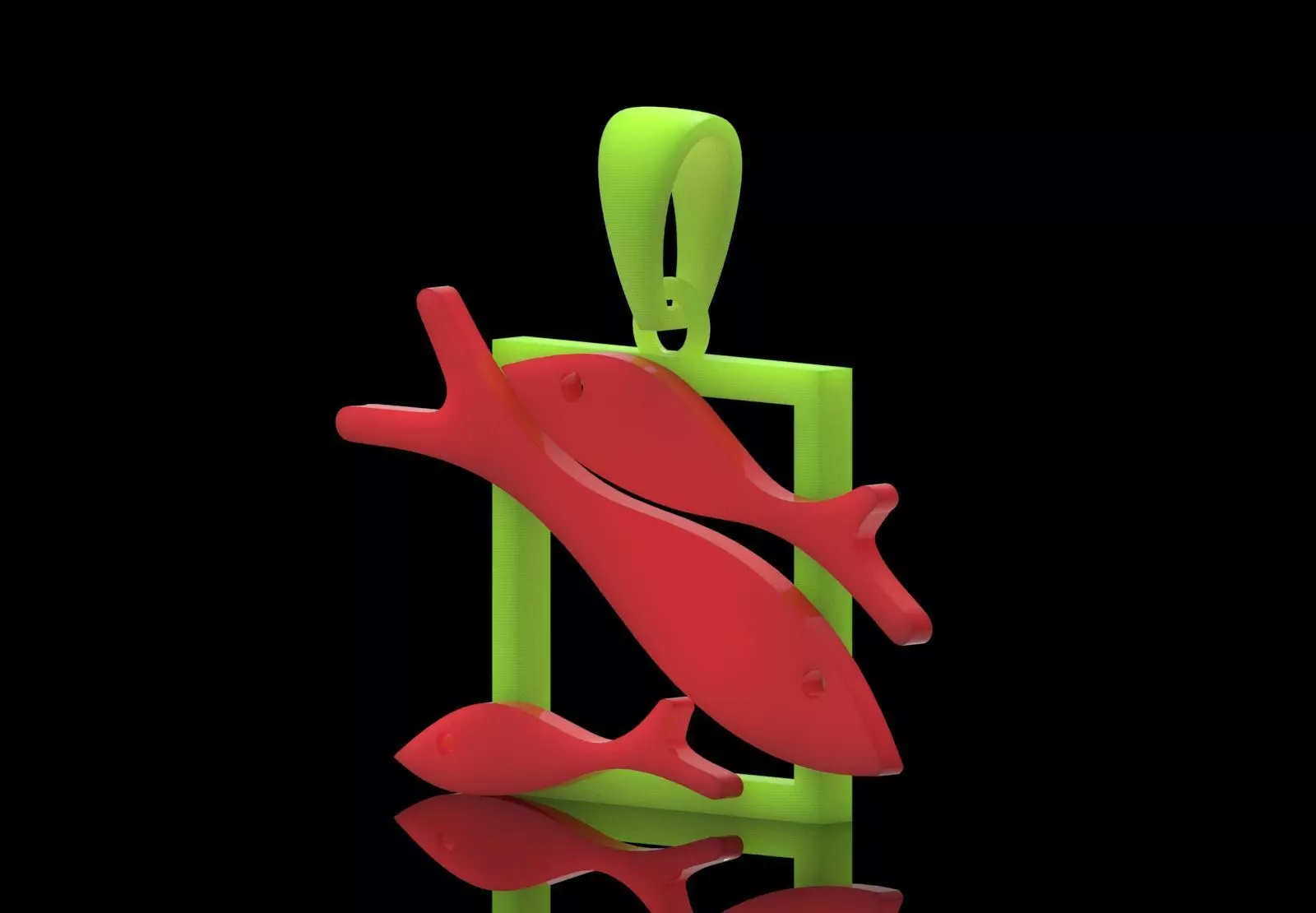 gold stl 3dm Pendant A Symbol of Peace and Nature gp0054 3D print model_16