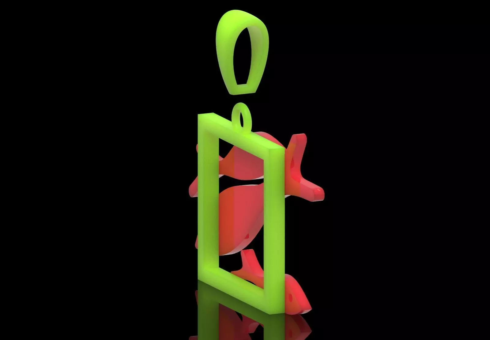 gold stl 3dm Pendant A Symbol of Peace and Nature gp0054 3D print model_17