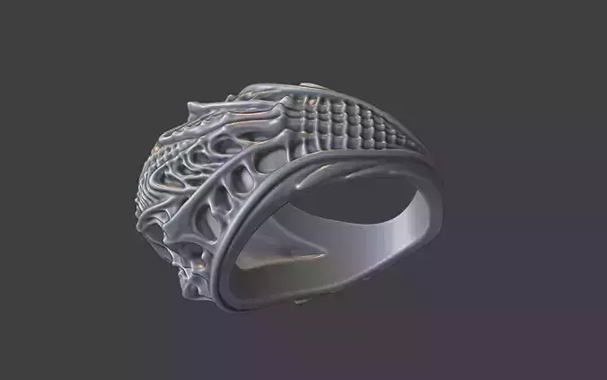 bioorganic giger style ring  v1