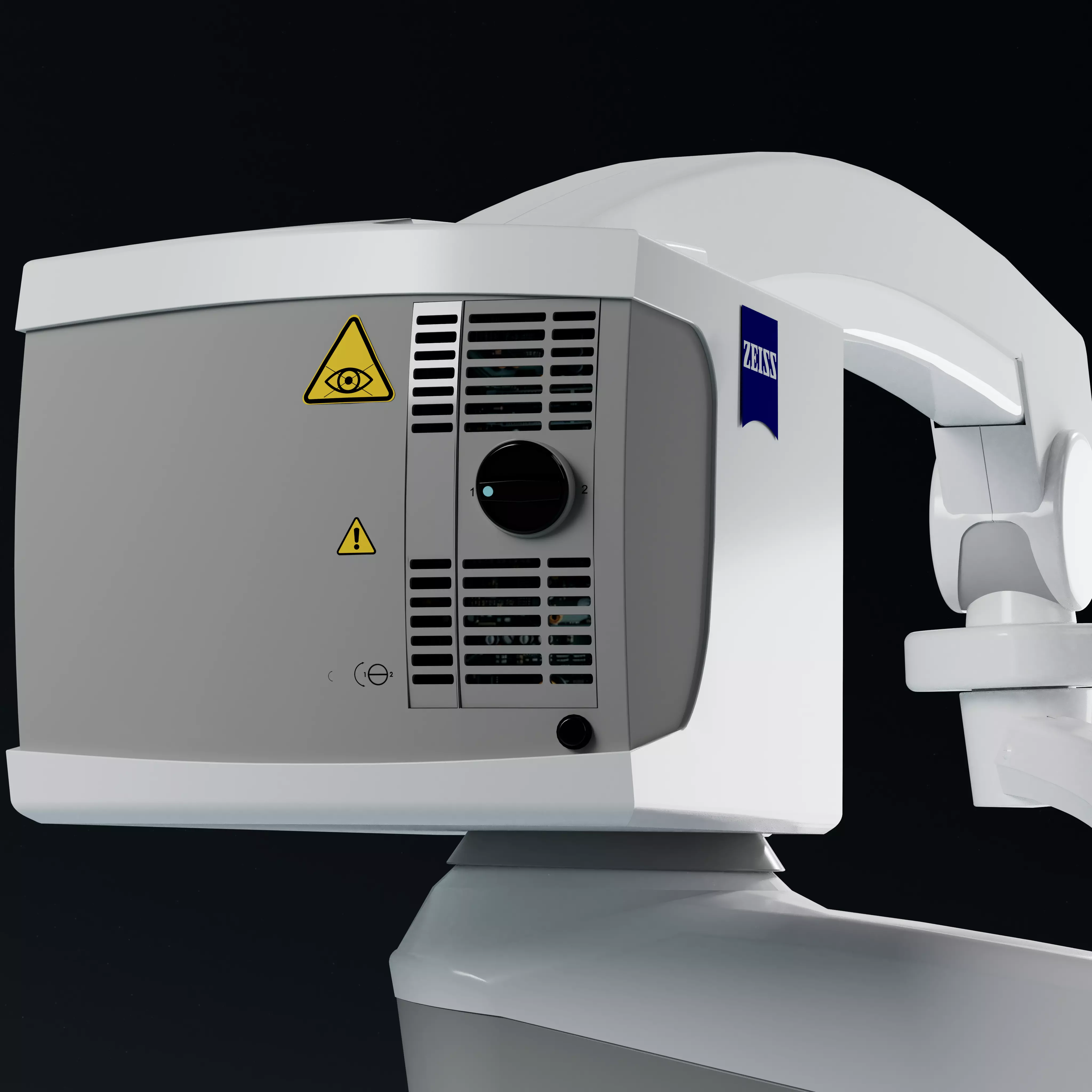 Ophthalmic Surgical Microscope  High Quality Medical 3D Model 3D model_2