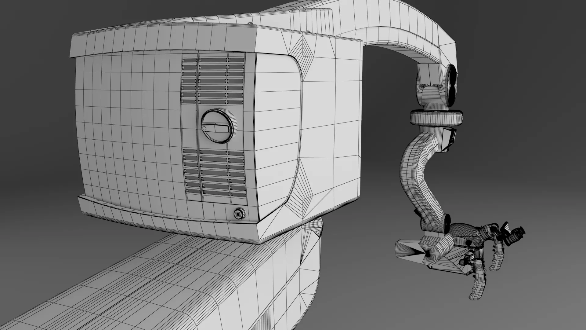 Ophthalmic Surgical Microscope  High Quality Medical 3D Model 3D model_8