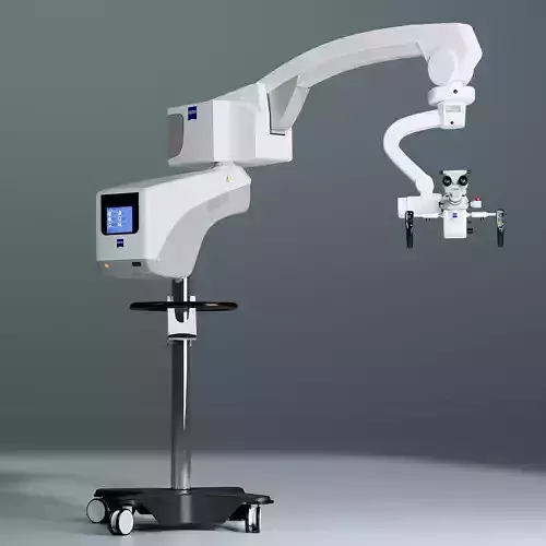 Ophthalmic Surgical Microscope  High Quality Medical 3D Model