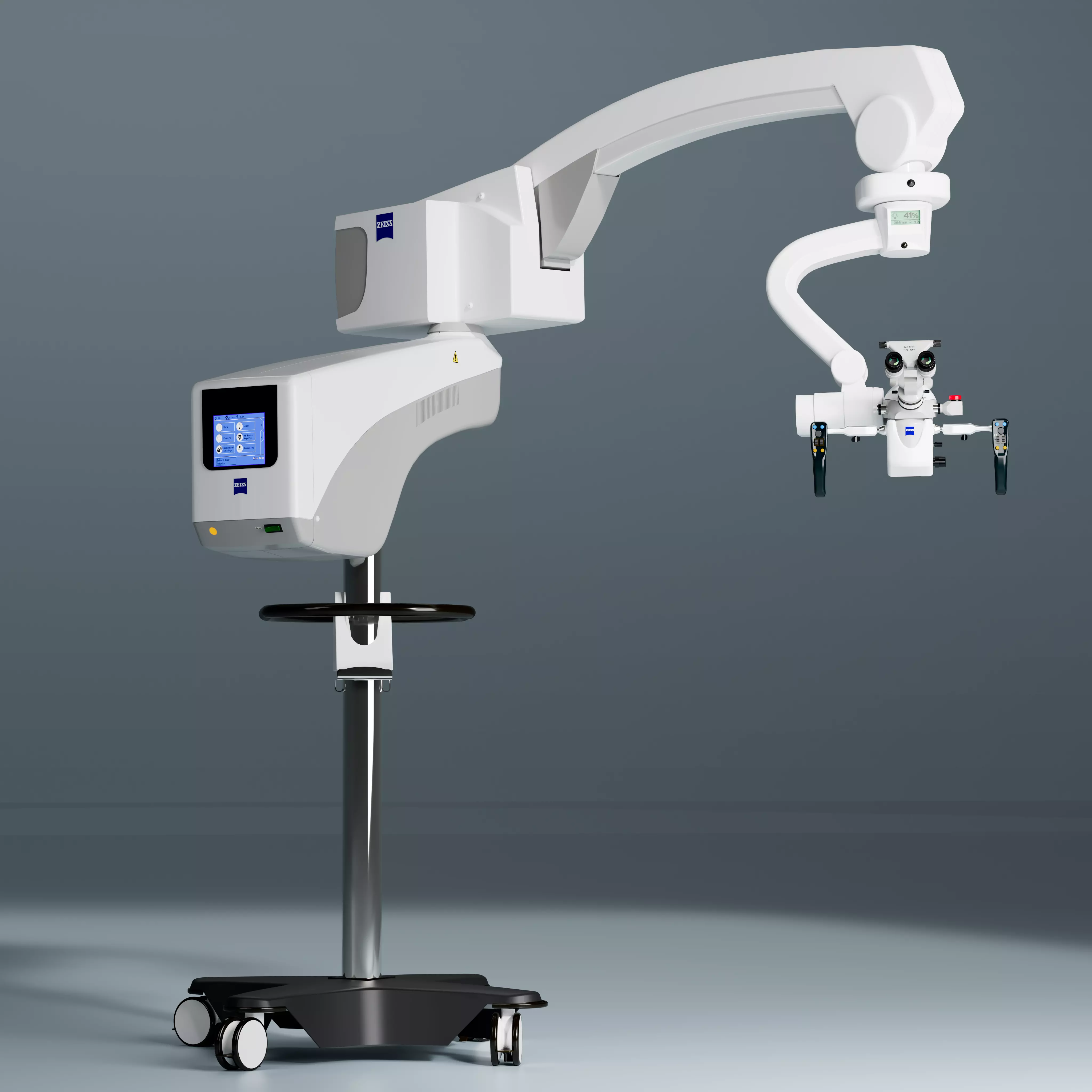 Ophthalmic Surgical Microscope  High Quality Medical 3D Model 3D model_0