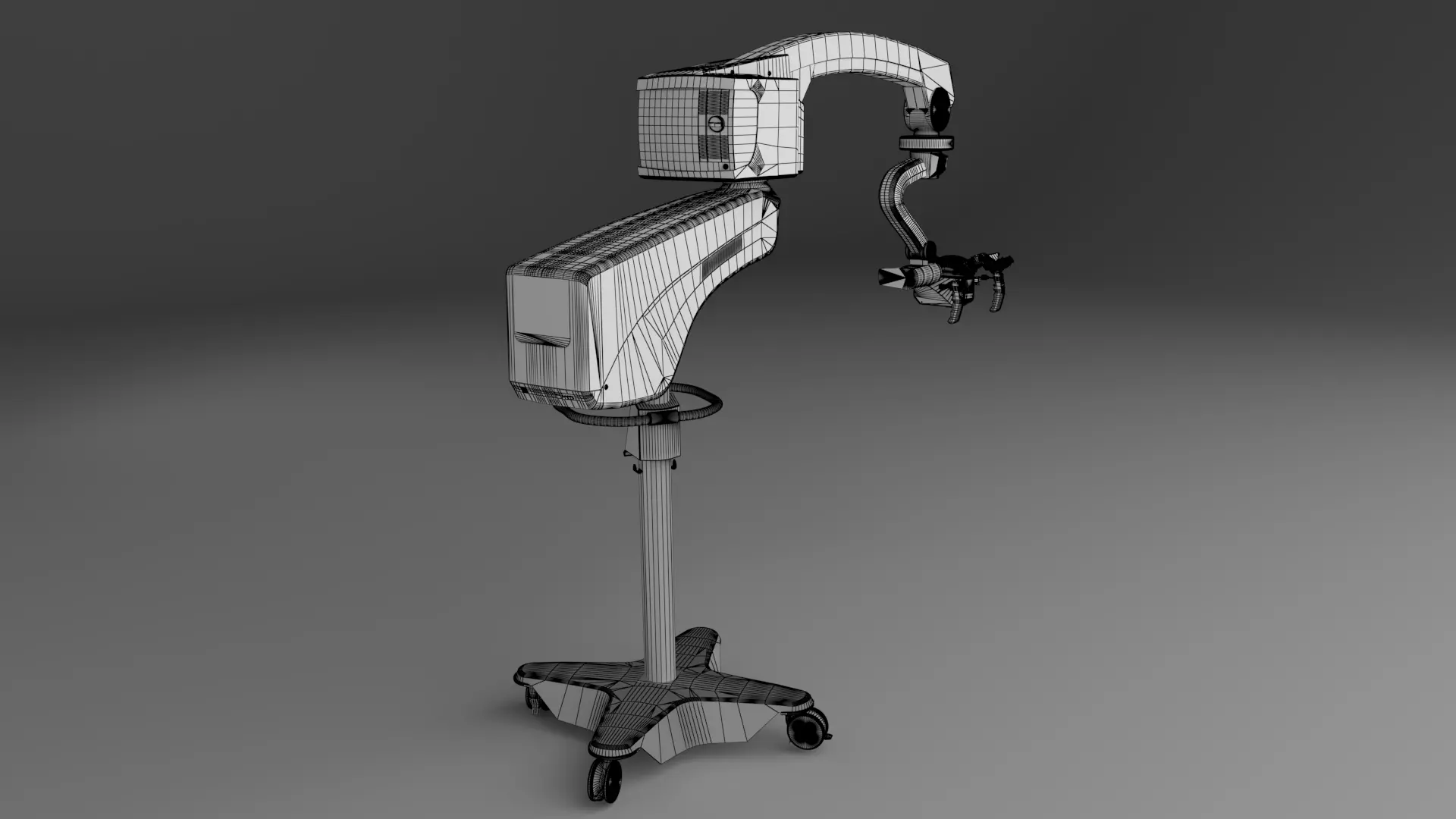 Ophthalmic Surgical Microscope  High Quality Medical 3D Model 3D model_7
