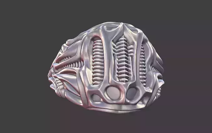 bioorganic giger style ring  v4