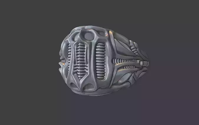 bioorganic giger style ring  v4