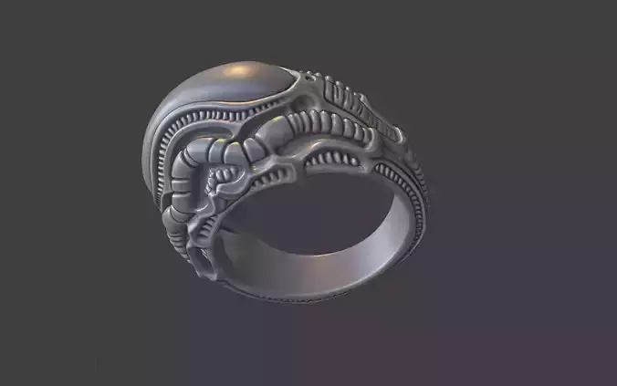 bioorganic giger style ring  v5