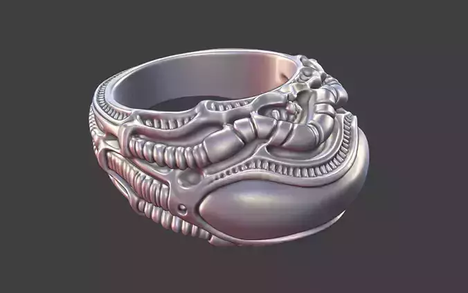 bioorganic giger style ring  v5