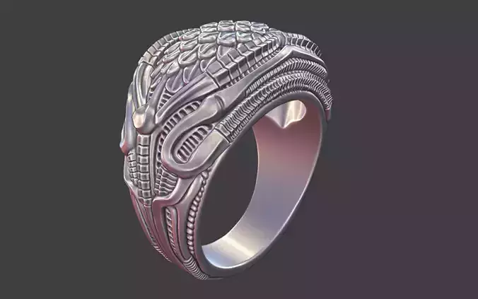 bioorganic giger style ring  v7