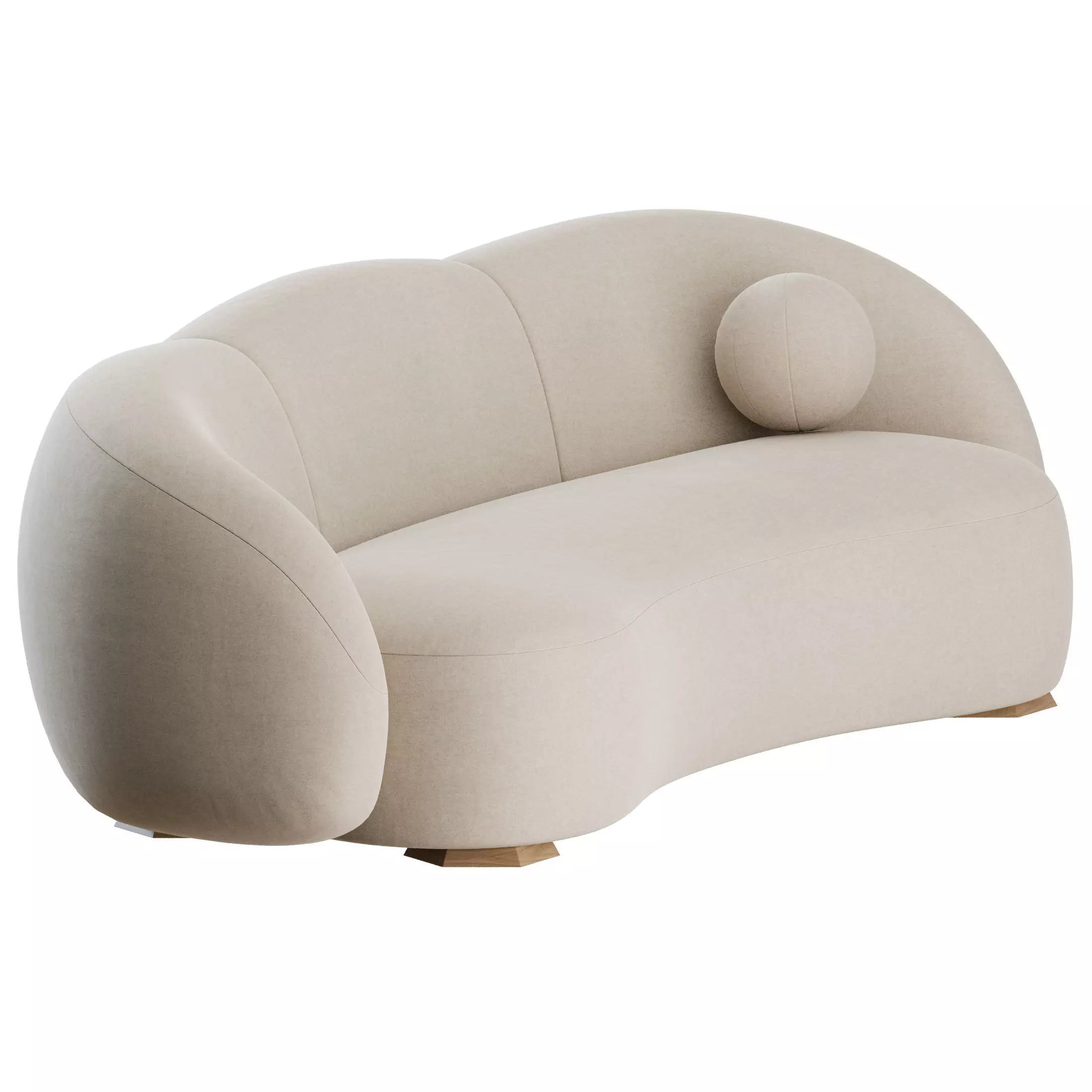 Monte Sofa by The Invisible Collection 3D model_8