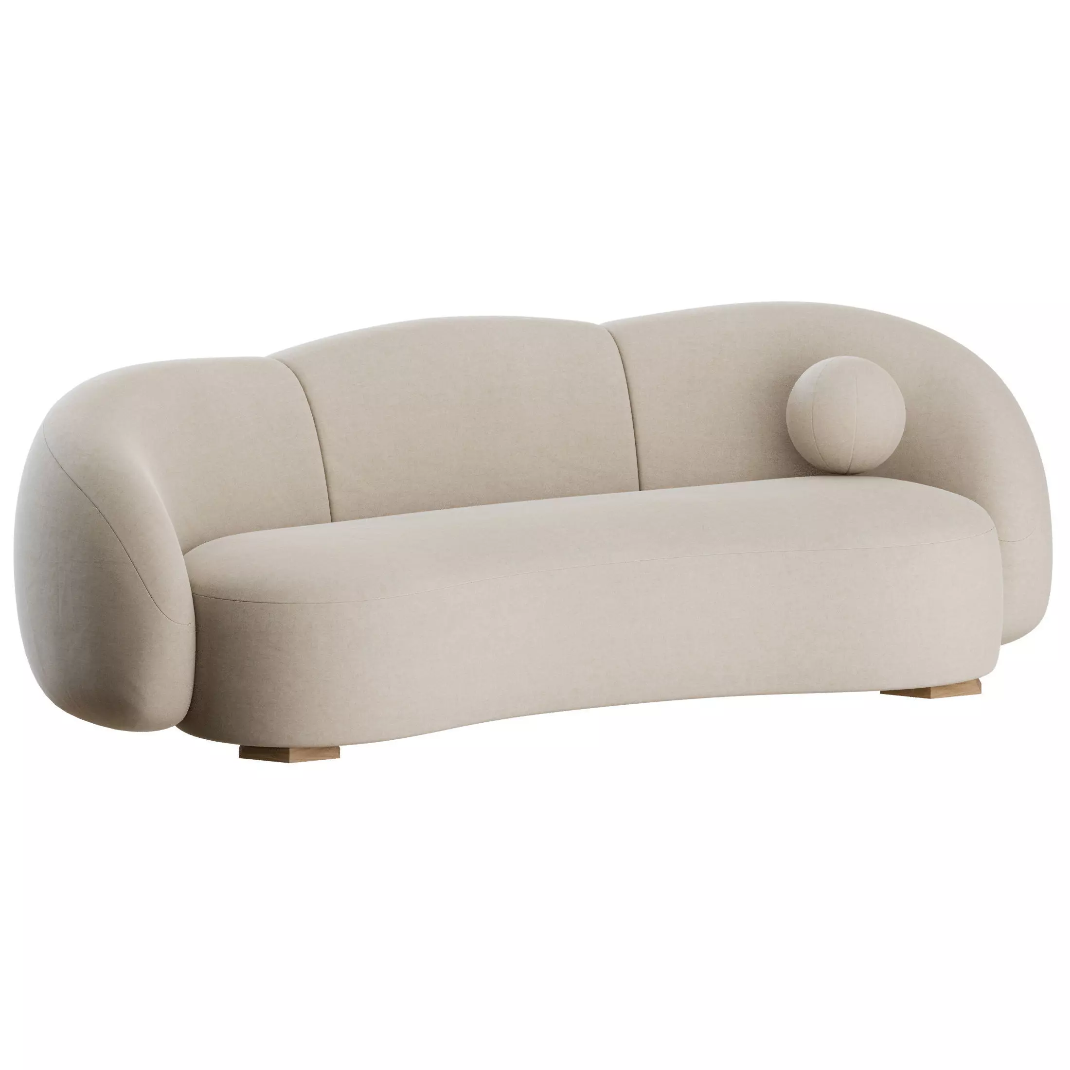 Monte Sofa by The Invisible Collection 3D model_7