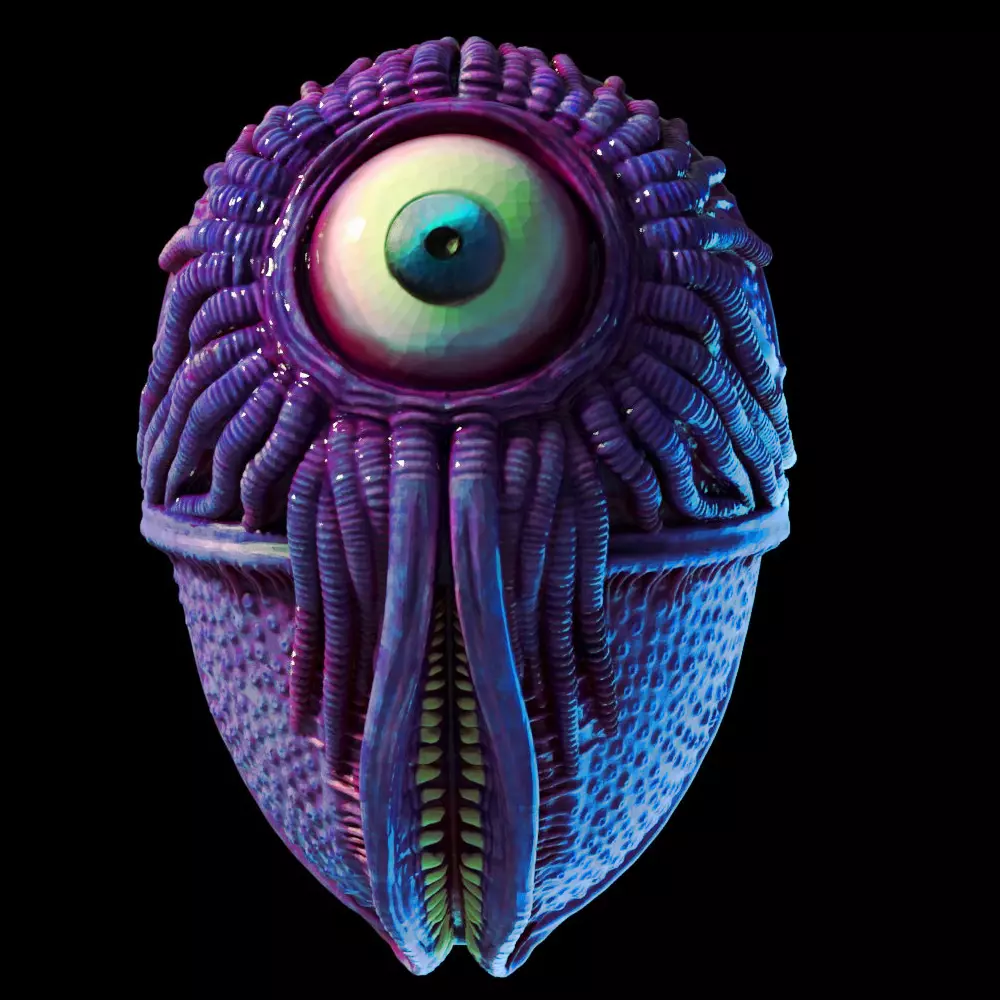 Squid Game Horror Mask 3D print model_1