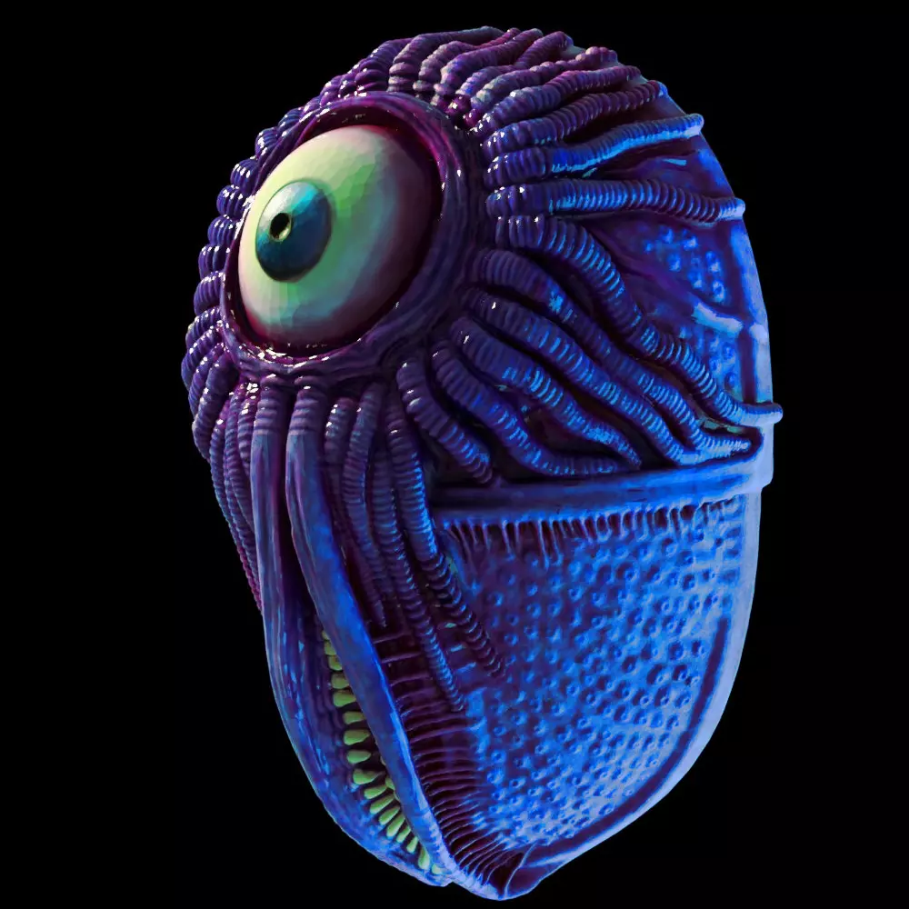 Squid Game Horror Mask 3D print model_2