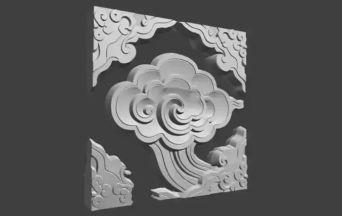 Xiangyun 3D sculpture  foam sculpture model