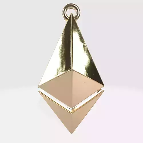 ETH Crypto Pendant Keychain 3