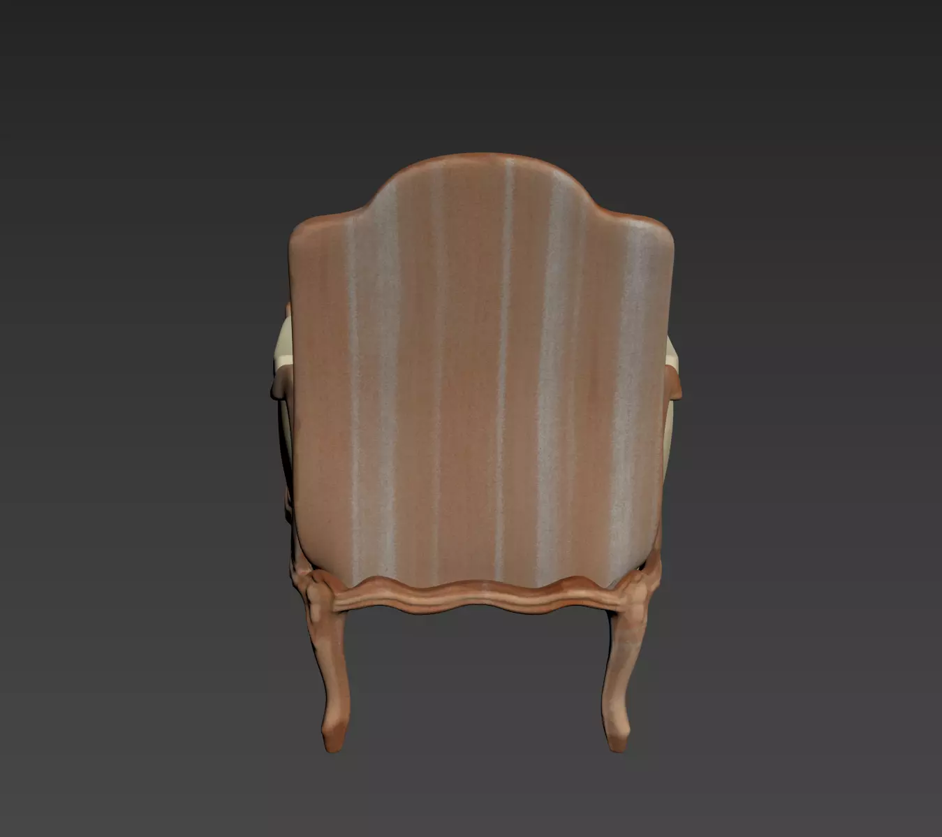 Arm chair henryot model 3D model_8