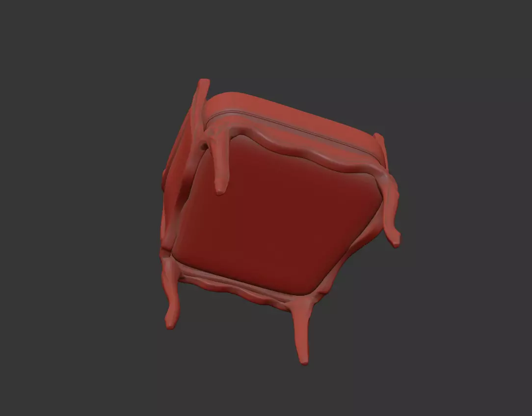 Arm chair henryot model 3D model_18
