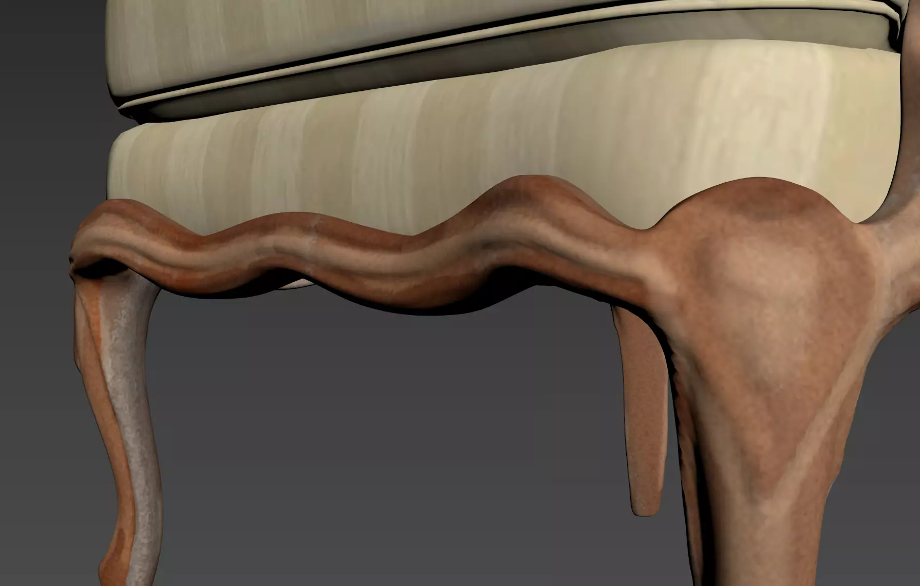 Arm chair henryot model 3D model_15