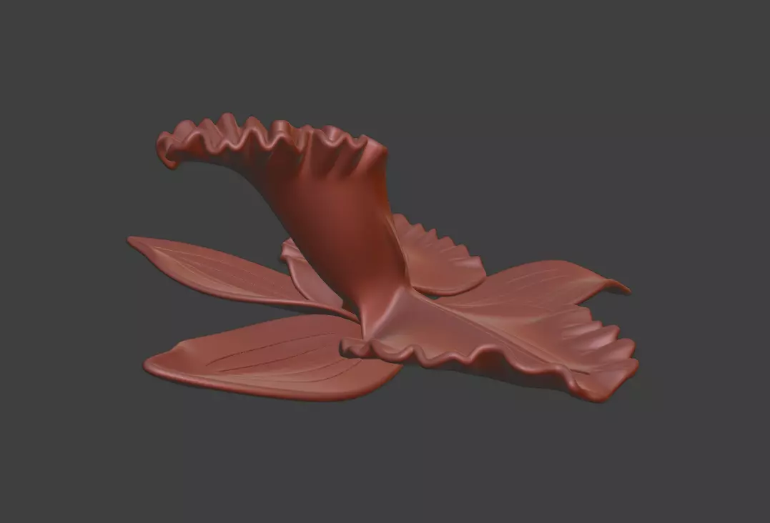 Cattelan flower sculpture design  3D print model_4
