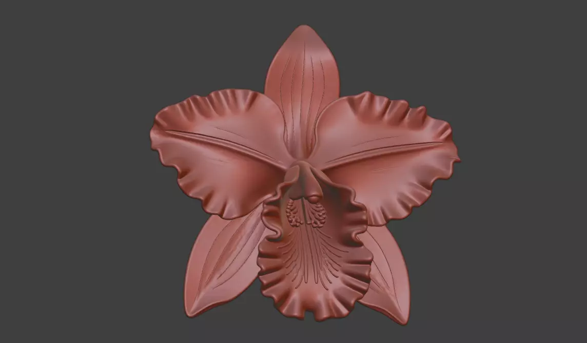 Cattelan flower sculpture design  3D print model_0