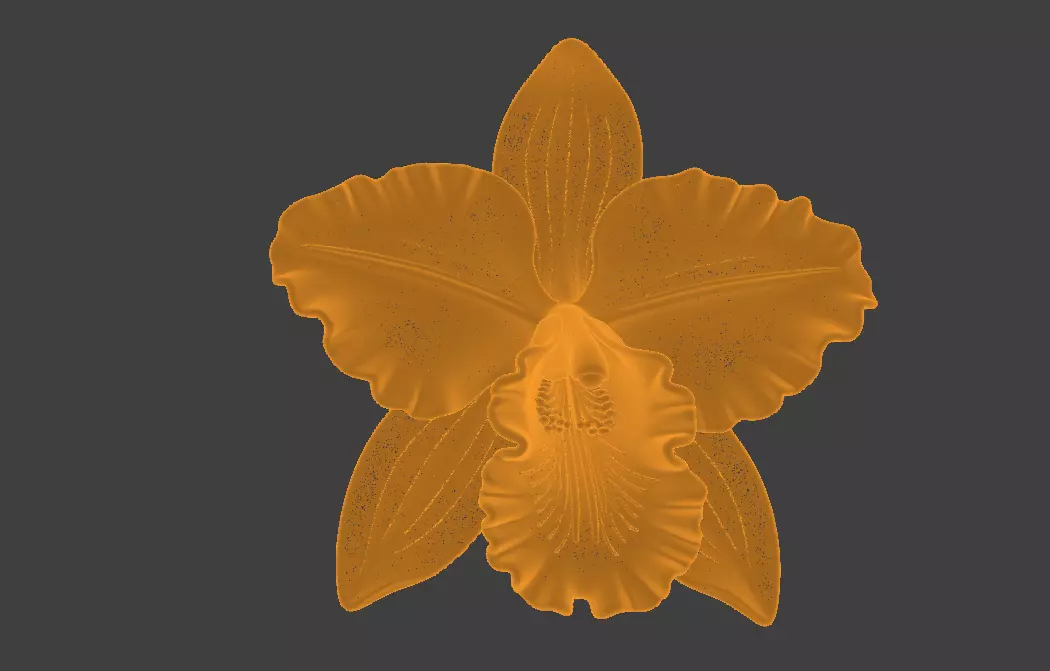 Cattelan flower sculpture design  3D print model_2