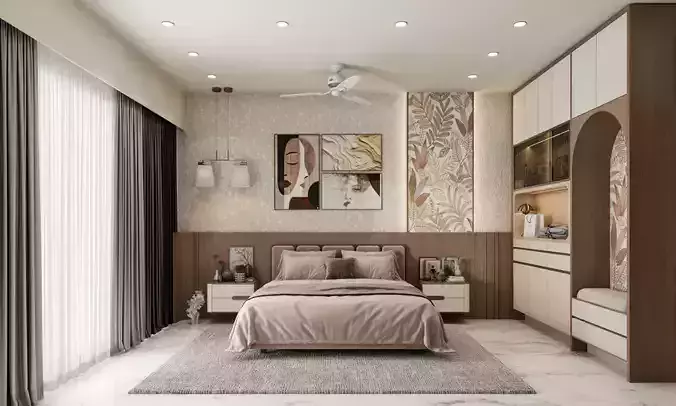 Corona Bedroom Scene