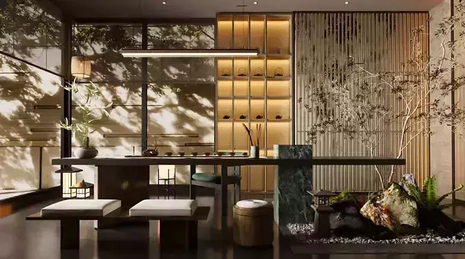 A Chinese Song - style tea chamber