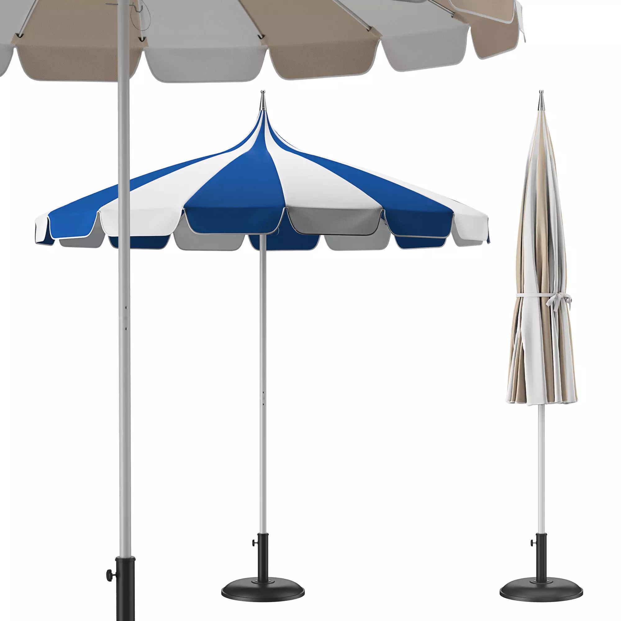 Market Parasol 245 cm Minoa 3D model