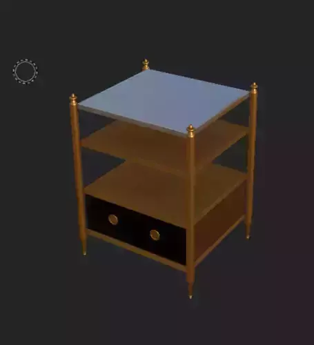 Bronze Open Shelf Model