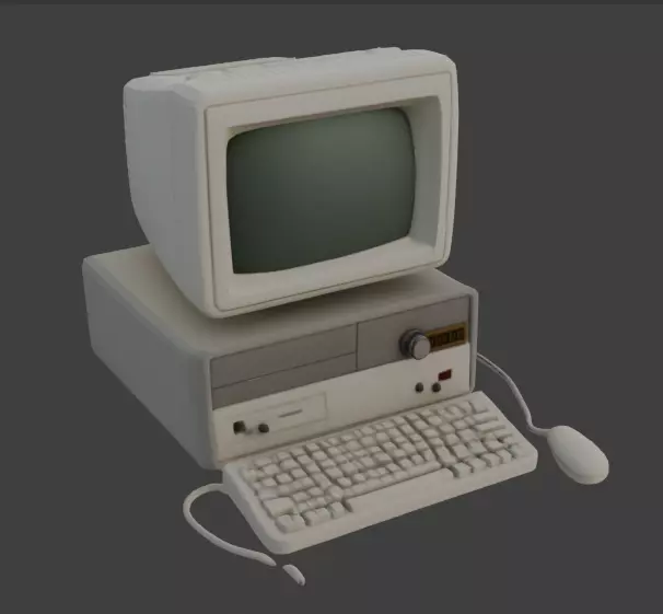 computer 3 D model PC 3D model_5
