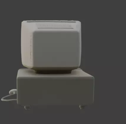 computer 3 D model PC 3D model_2