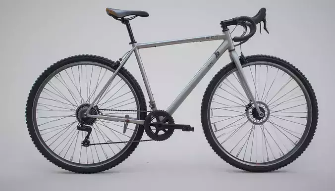 Modern Bicycle 3D Model  Low Poly  PBR  Game Ready Asset