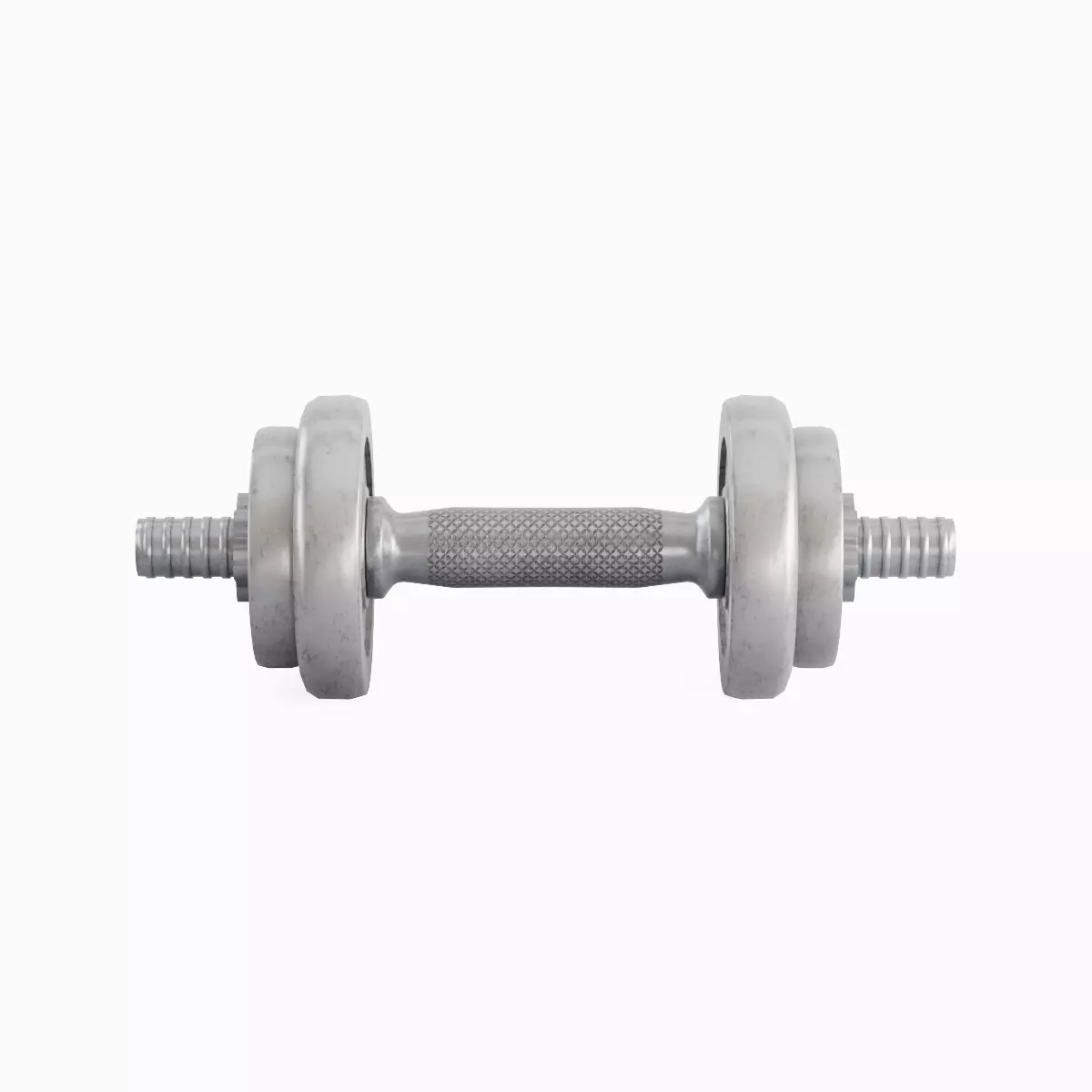 Metal Dumbbell Set Low-poly 3D model_17