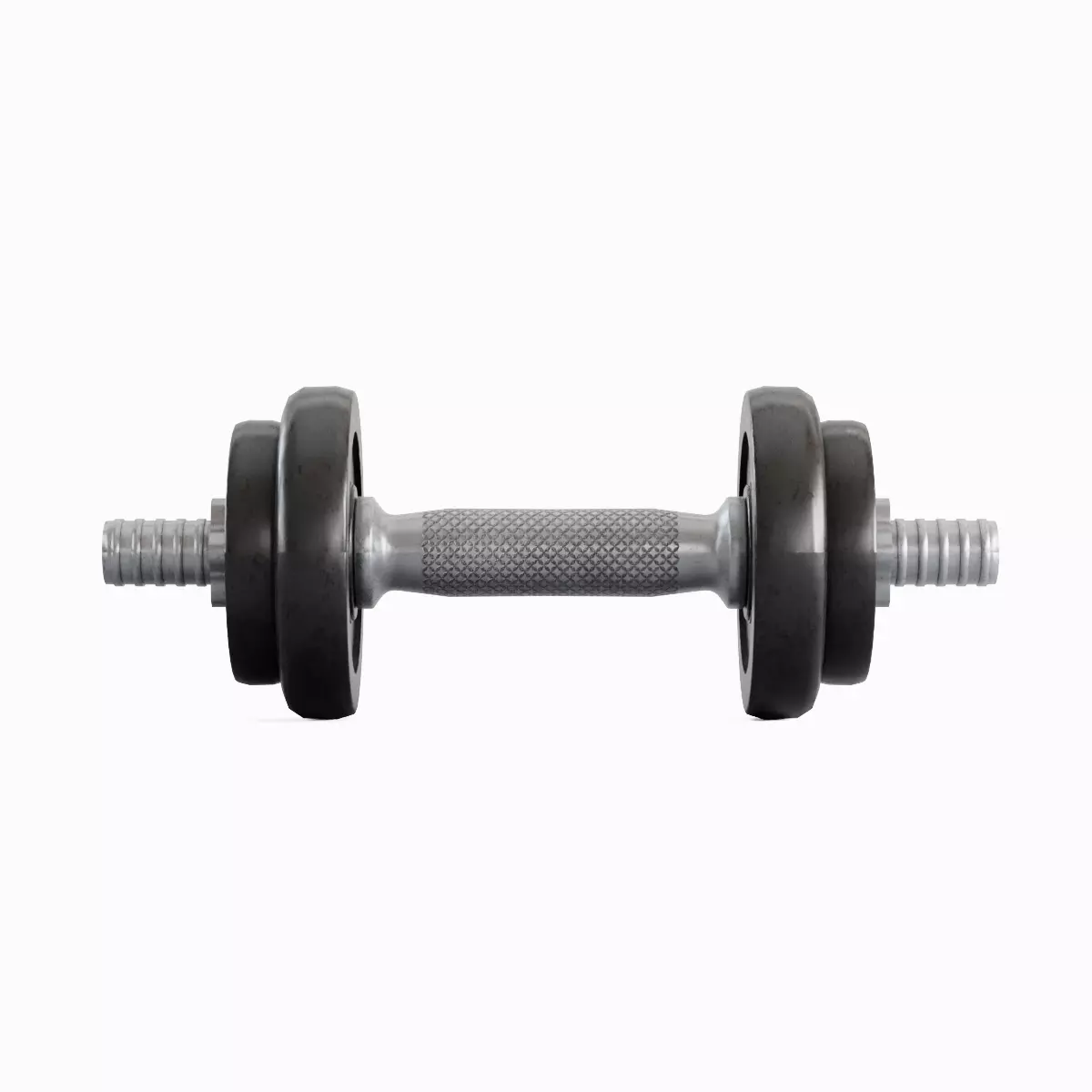 Metal Dumbbell Set Low-poly 3D model_1