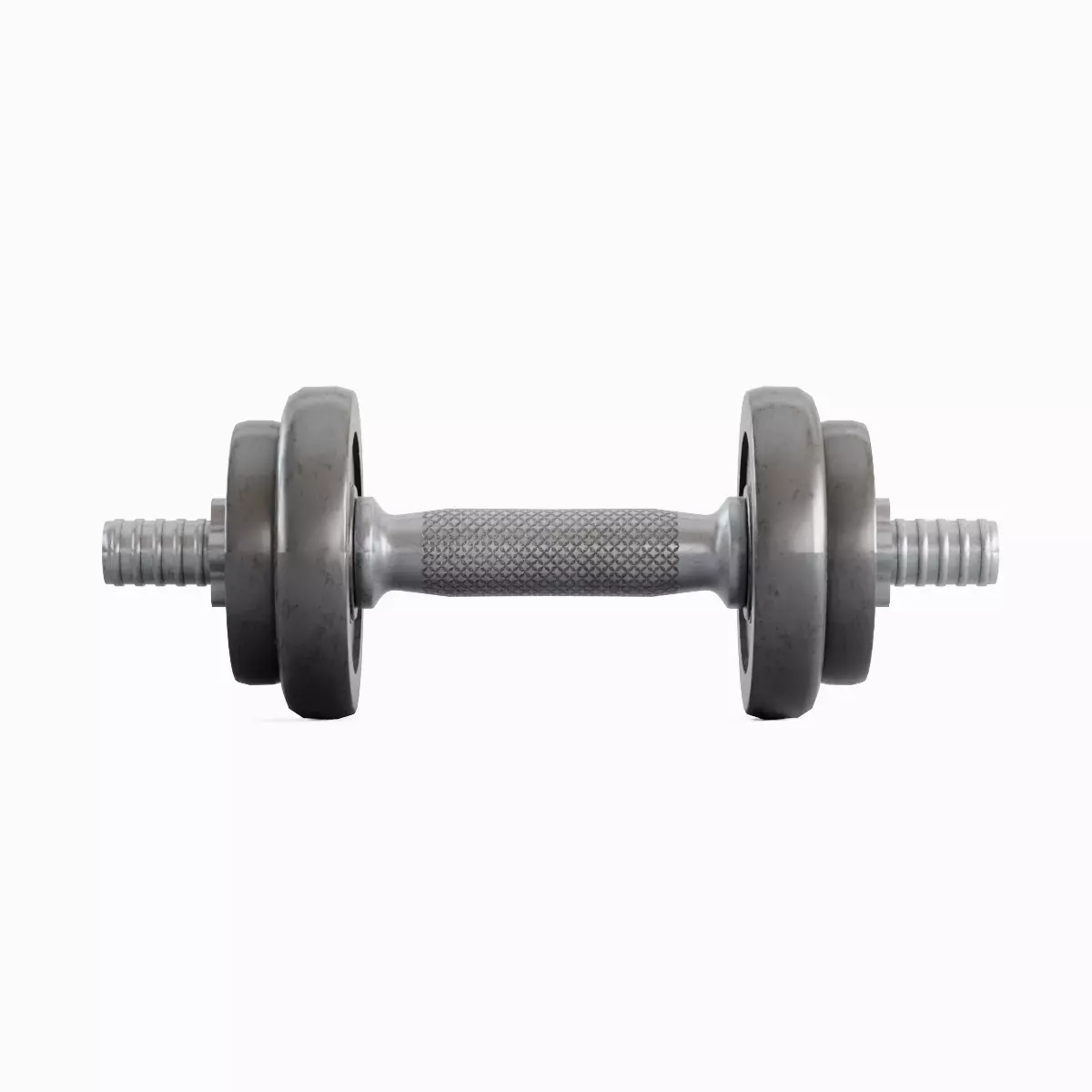 Metal Dumbbell Set Low-poly 3D model_8