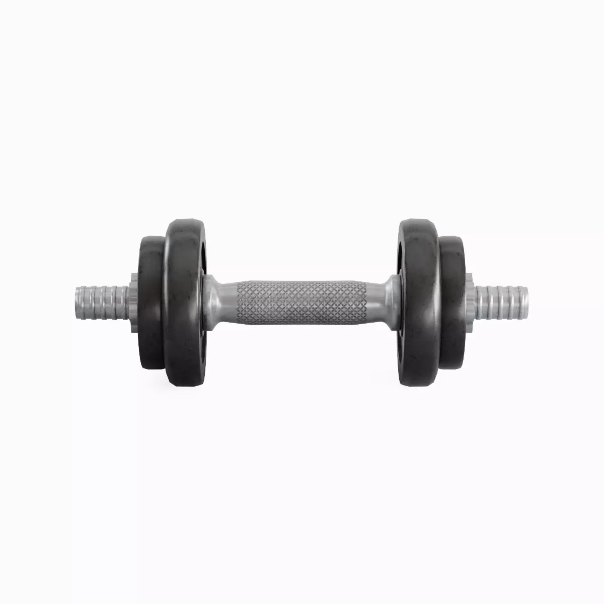 Metal Dumbbell Set Low-poly 3D model_4