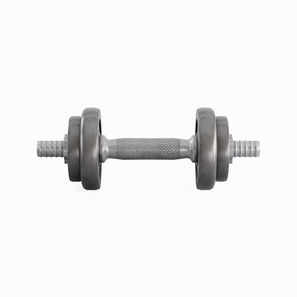 Metal Dumbbell Set Low-poly 3D model_11