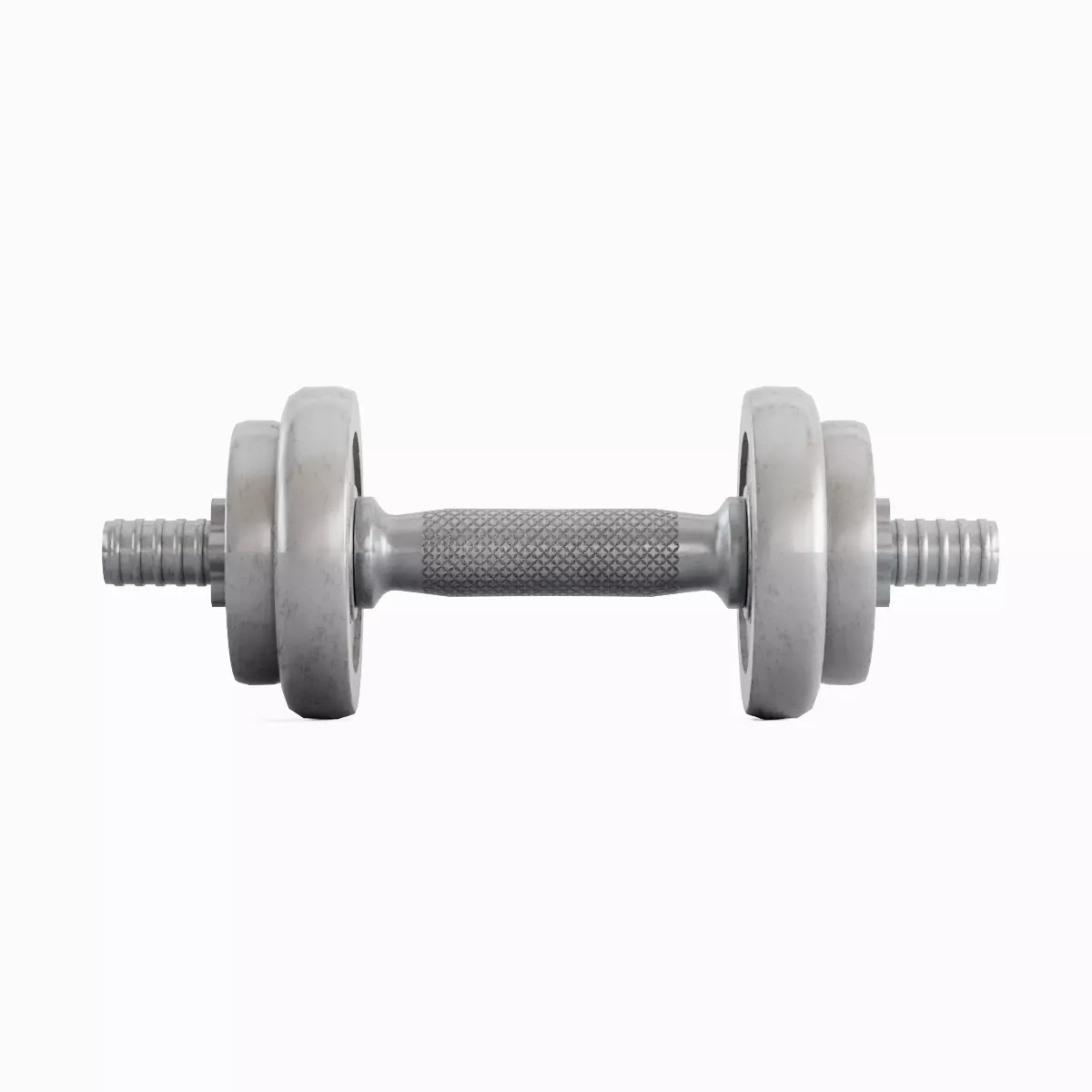 Metal Dumbbell Set Low-poly 3D model_14