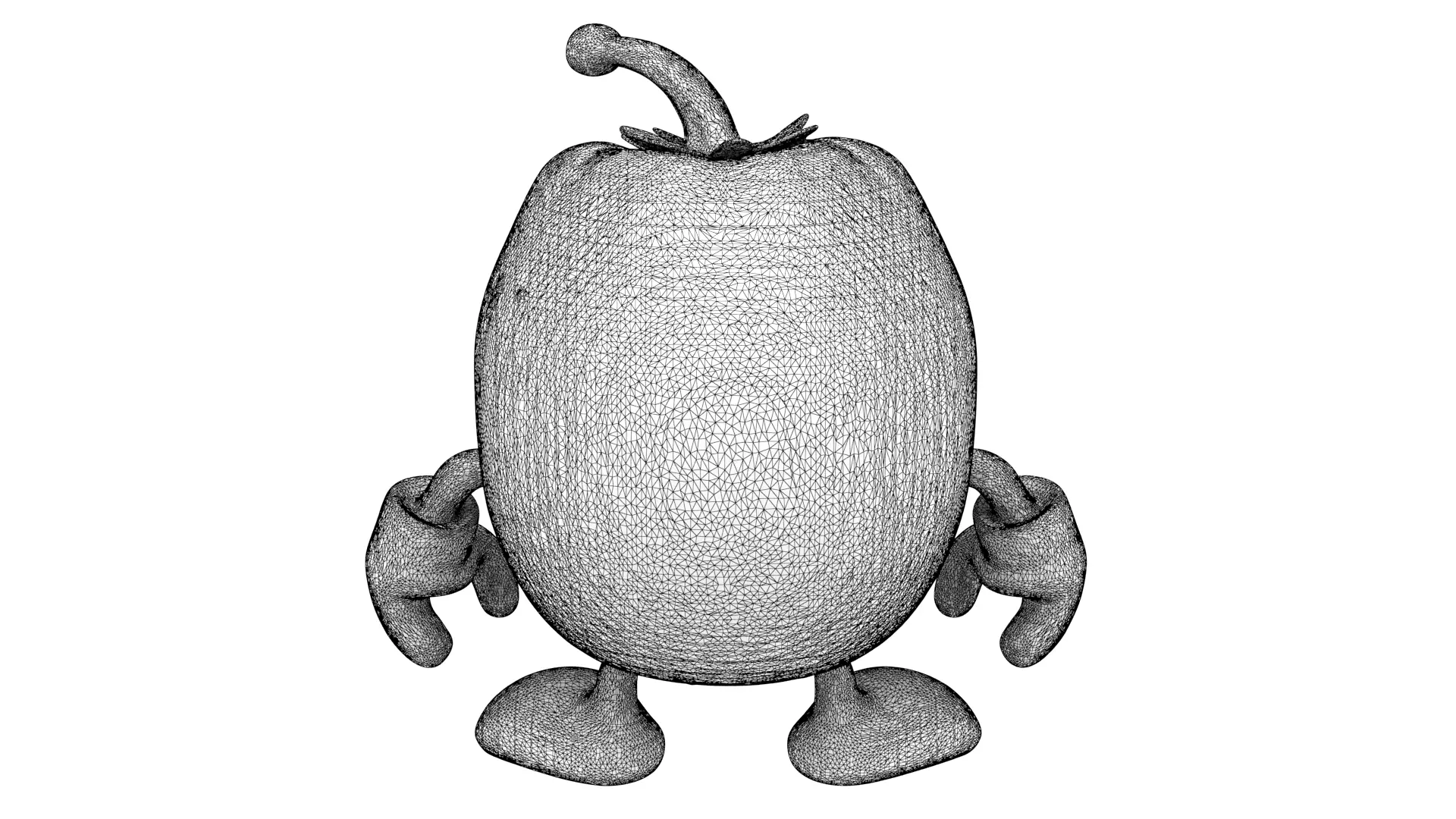 Mutant pepper 02 3D model_9