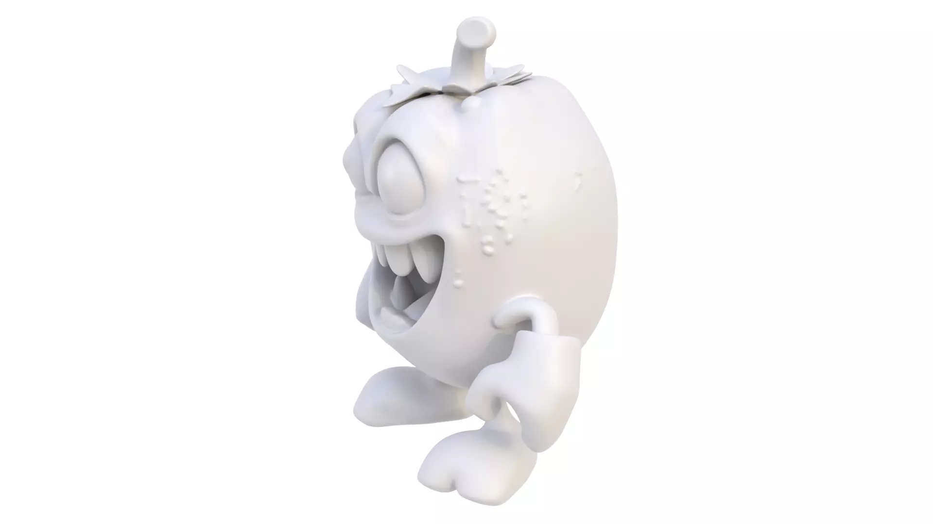 Mutant pepper 02 3D model_2