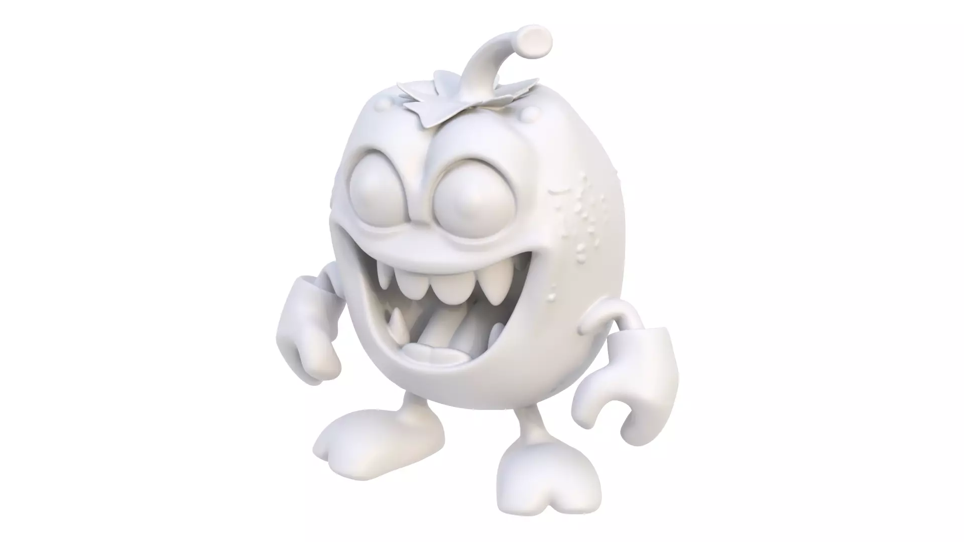 Mutant pepper 02 3D model_0