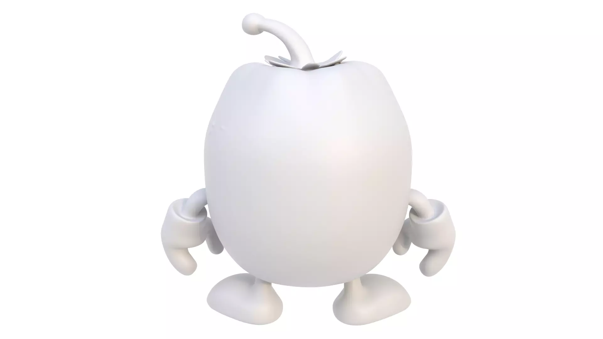 Mutant pepper 02 3D model_4