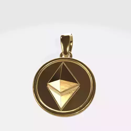 ETH Crypto Pendant Keychain 1