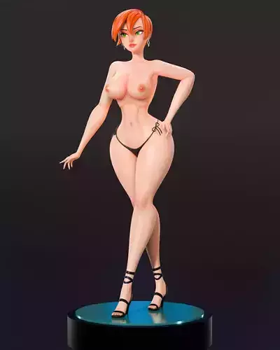 Alestarmar  Gwendolyn Fantasy nude Art Statue 