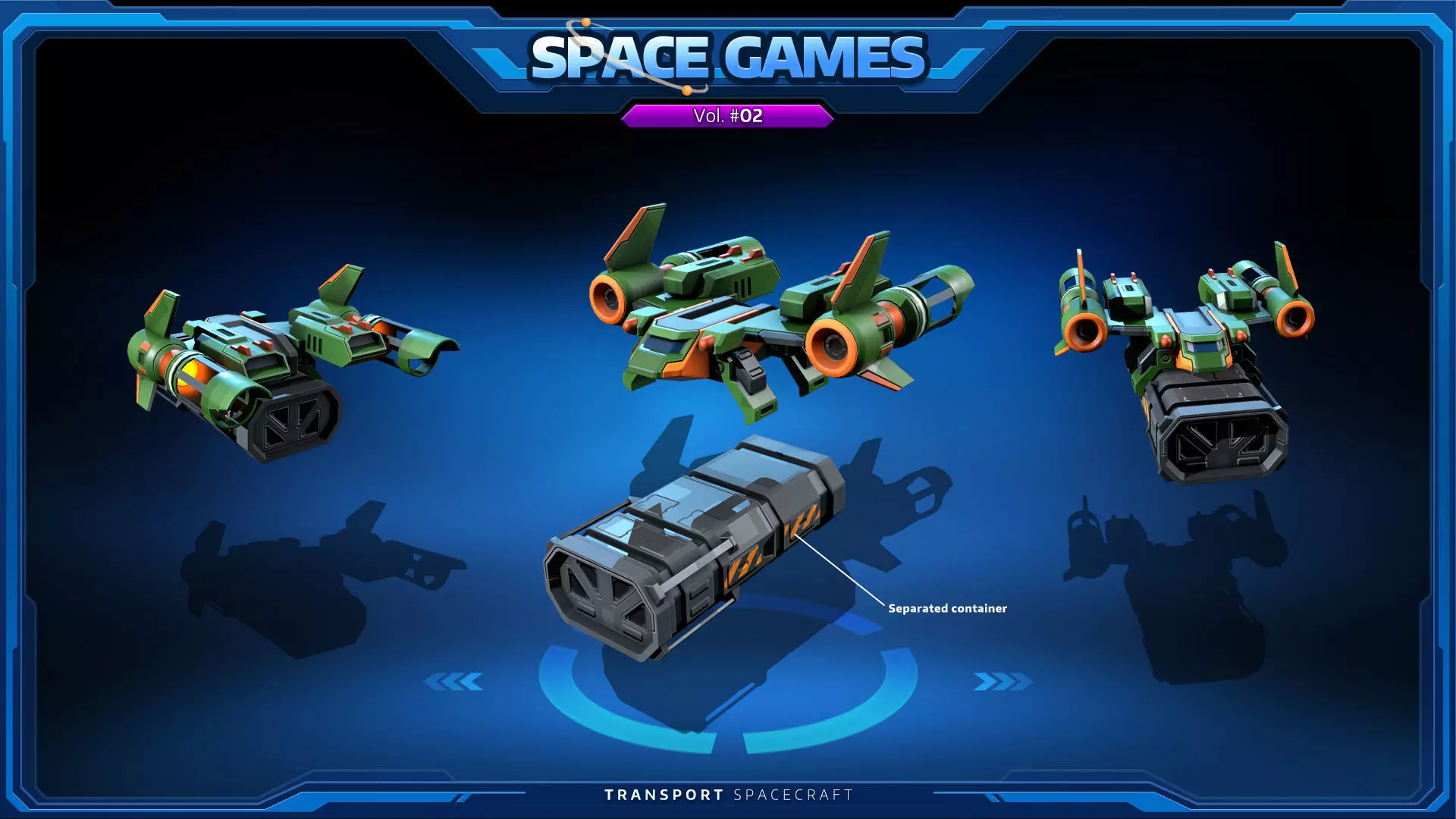 SPACE Games Vol-02 Low-poly 3D model_5